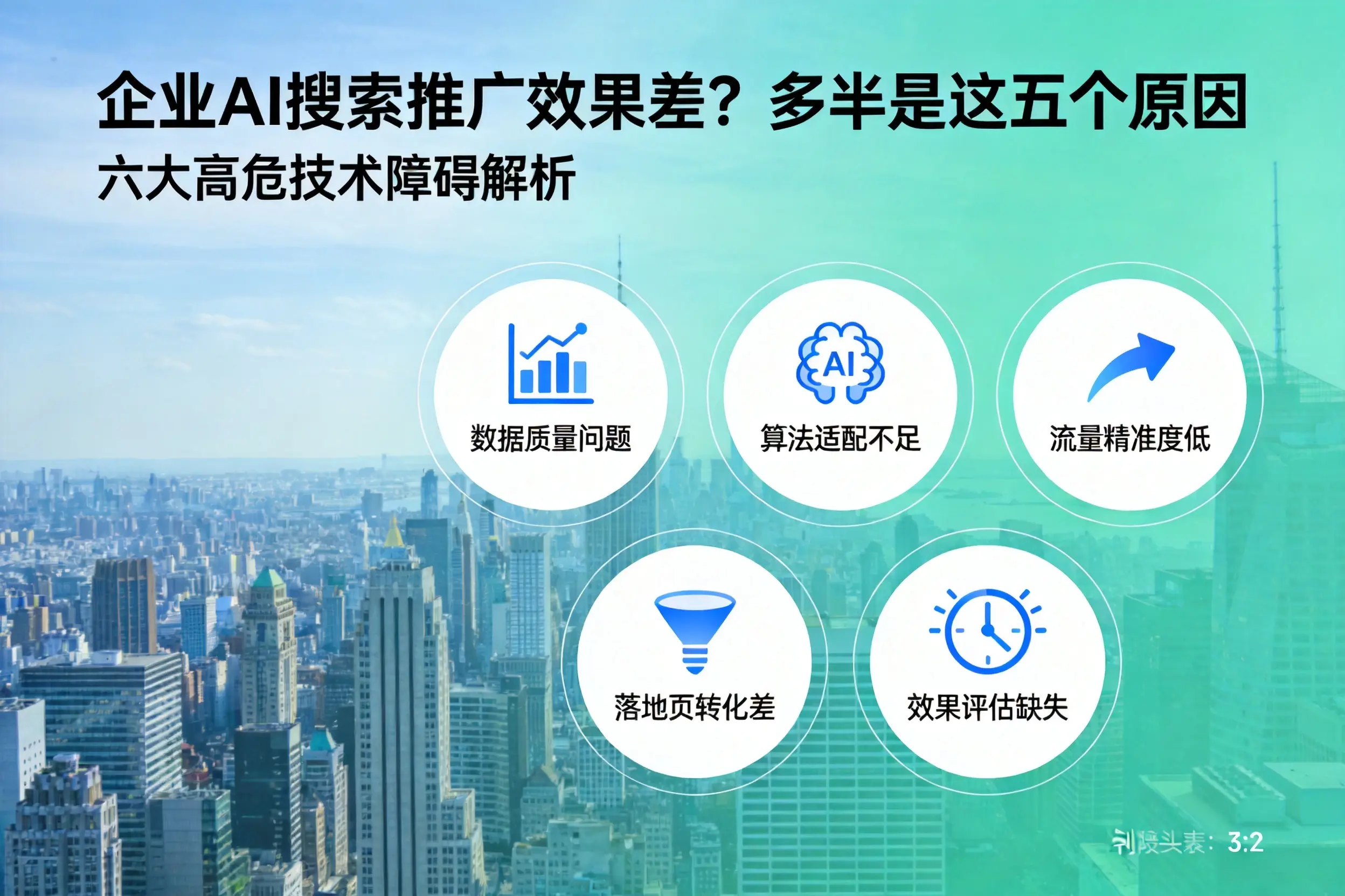镜湖企业AI搜索推广效果差?多半是这五个原因